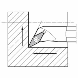 仿形/退刀槽加工用钢制刀杆S-SVPC（B）-A型